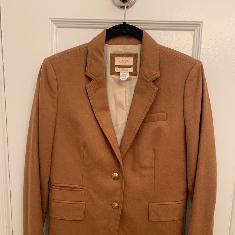 Tan J Crew Blazer